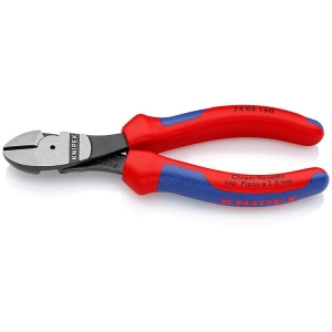 Knipex 74 02 160 Diagonal Cutter high-leverage 160mm Grip Handle
